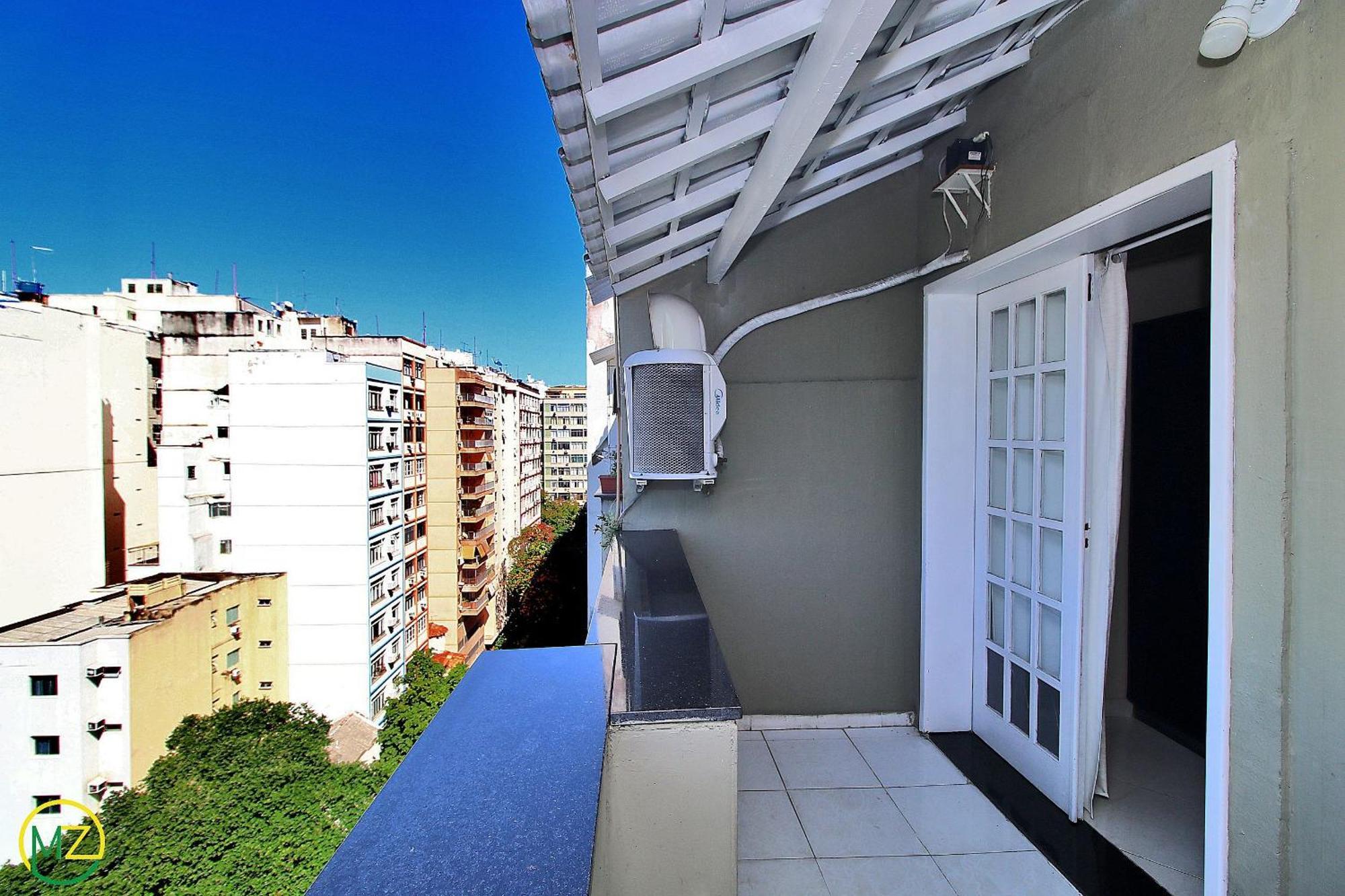 Studio Com Pequena Varanda Em Copacabana Rio de Janeiro Esterno foto